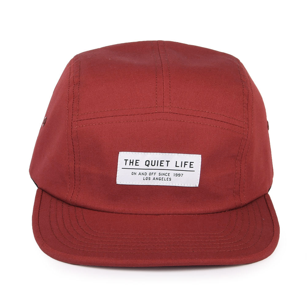Casquette 5 Panel Foundation rouge brique THE QUIET LIFE