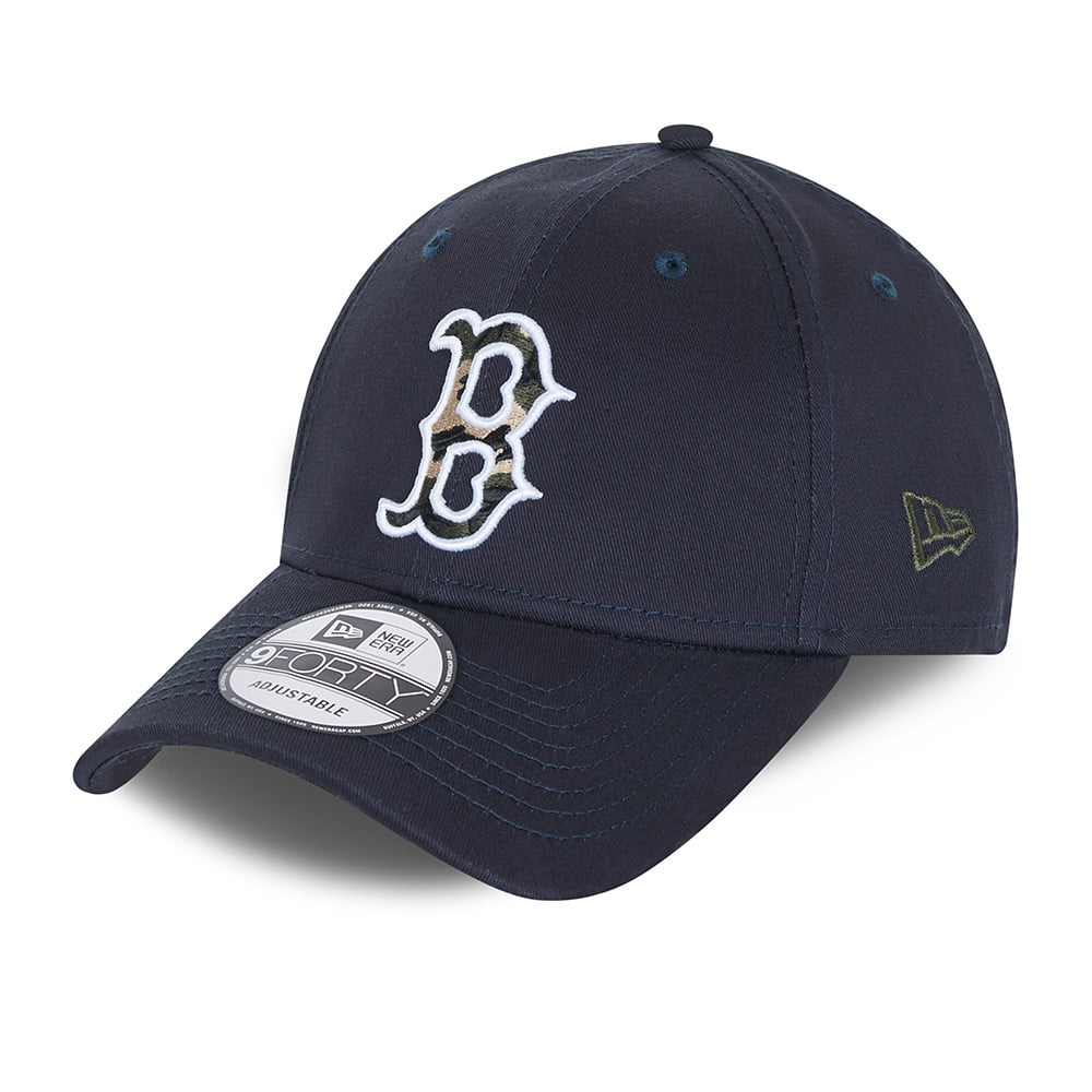Casquette 9FORTY MLB Camo Infill Outlined Boston Red Sox bleu marine NEW ERA