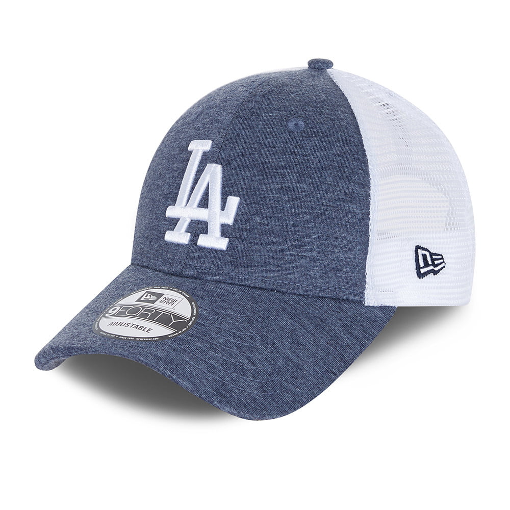Casquette Trucker 9FORTY MLB Home Field L.A. Dodgers bleu marine chiné NEW ERA