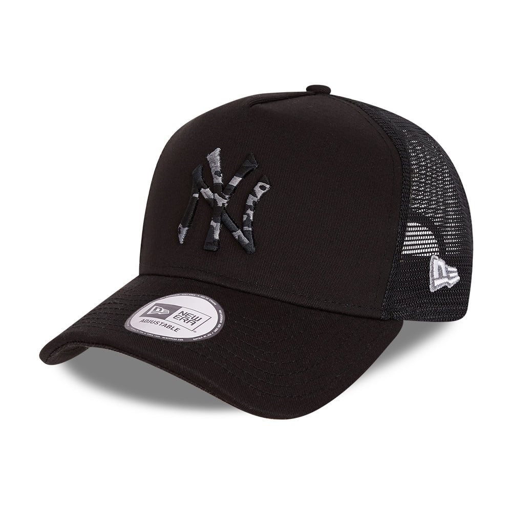 Casquette Trucker MLB Camo Infill New York Yankees noir NEW ERA