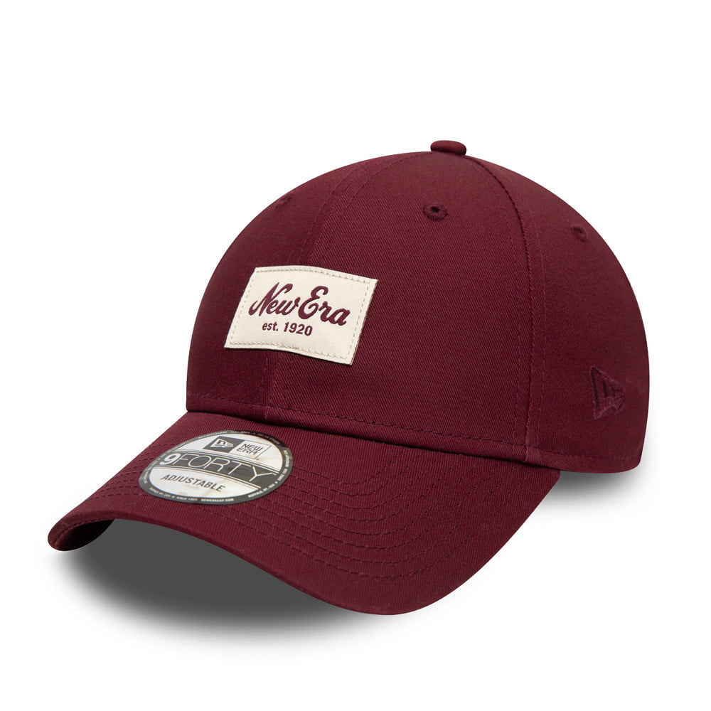 Casquette 9FORTY Colour Essential en Coton bordeaux NEW ERA