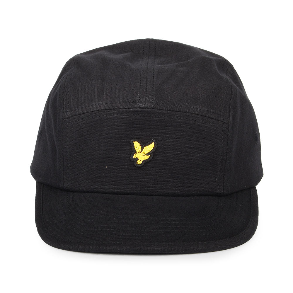 Casquette 5 Panel en Coton Sergé noir LYLE & SCOTT