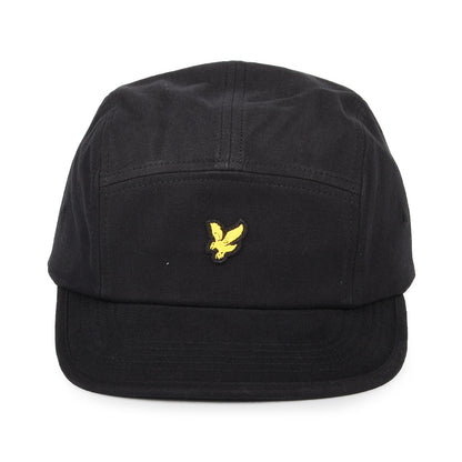 Casquette 5 Panel en Coton Sergé noir LYLE & SCOTT