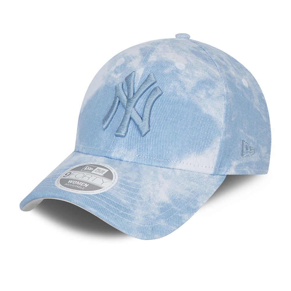 Casquette Femme 9FORTY MLB Denim Colours New York Yankees bleu ciel NEW ERA