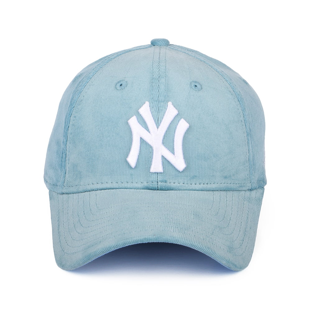 Casquette Femme 9FORTY en Velours Côtelé bleu ciel NEW ERA