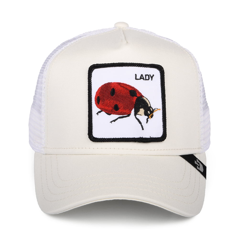 Casquette Trucker Spot Ladybug ivoire GOORIN