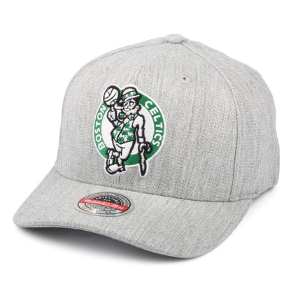 Casquette Snapback NBA Team Heather Redline Boston Celtics gris chiné MITCHELL & NESS