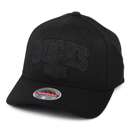 Casquette Snapback NBA Black Out Arch Redline Milwaukee Bucks noir MITCHELL & NESS