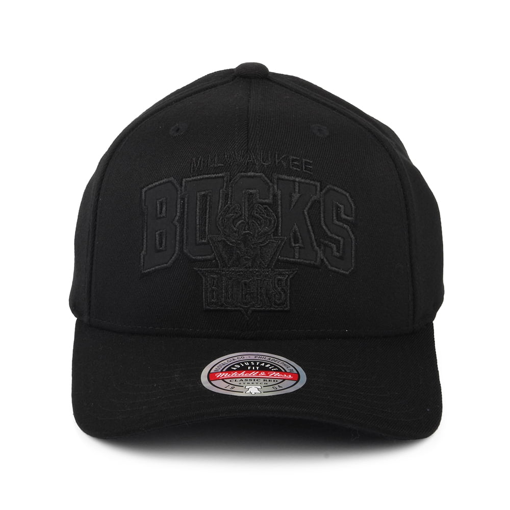 Casquette Snapback NBA Black Out Arch Redline Milwaukee Bucks noir MITCHELL & NESS