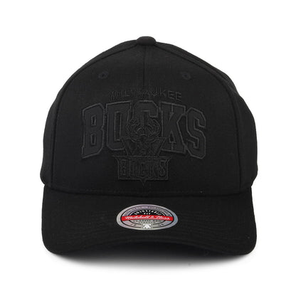 Casquette Snapback NBA Black Out Arch Redline Milwaukee Bucks noir MITCHELL & NESS