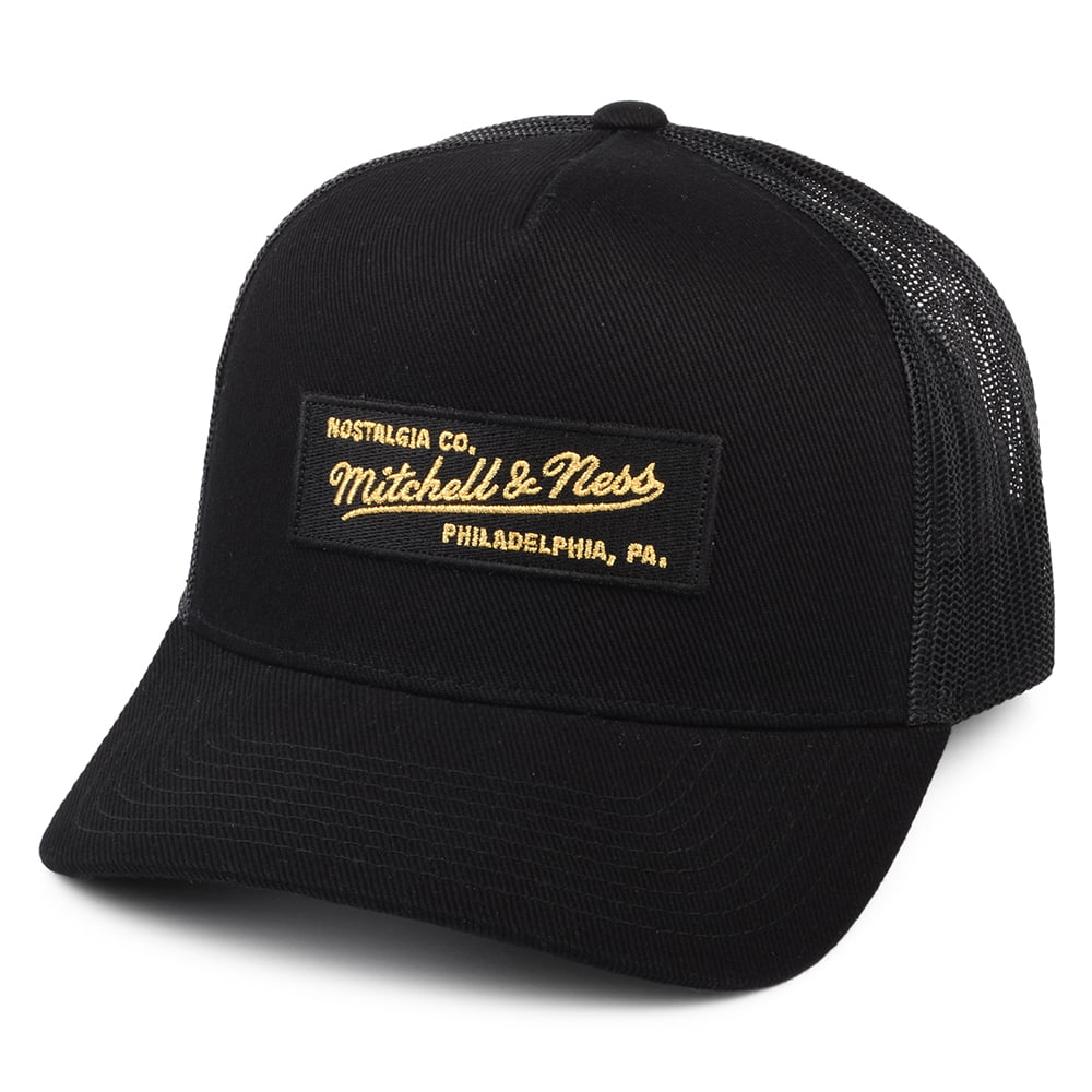 Casquette Trucker Branded Box Logo Classic noir-doré MITCHELL & NESS