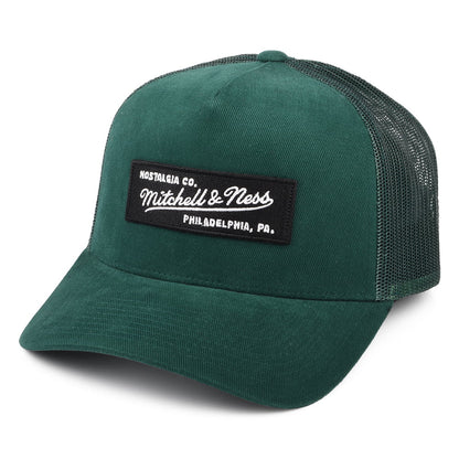 Casquette Trucker Branded Box Logo Classic vert foncé MITCHELL & NESS