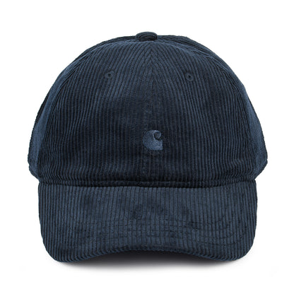 Casquette en Velours Côtelé Harlem bleu marine-bleu CARHARTT WIP