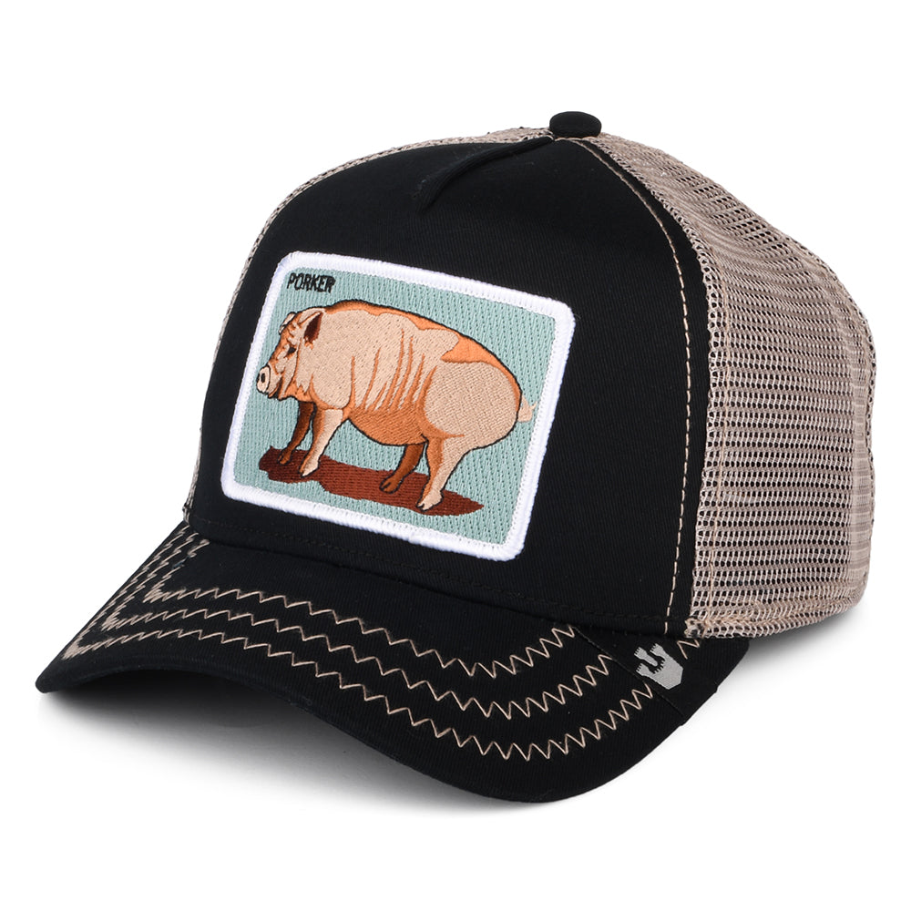 Casquette Trucker Bacon Bacon noir GOORIN