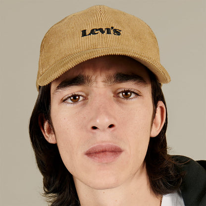 Casquette en Velours Côtelé Modern Vintage Logo sable LEVI'S