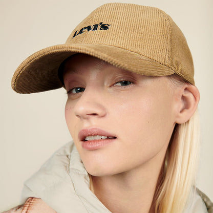 Casquette en Velours Côtelé Modern Vintage Logo sable LEVI'S