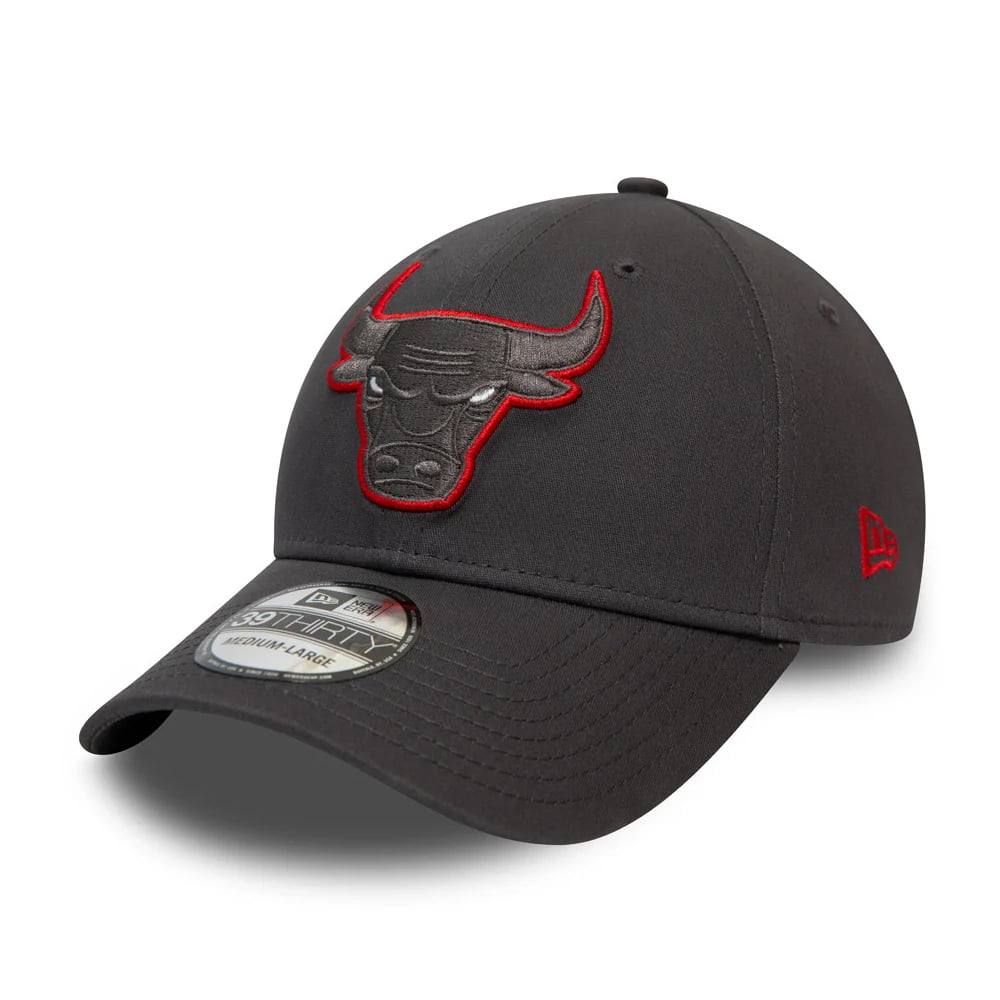 Casquette 39THIRTY NBA Gray Pop Chicago Bulls graphite NEW ERA