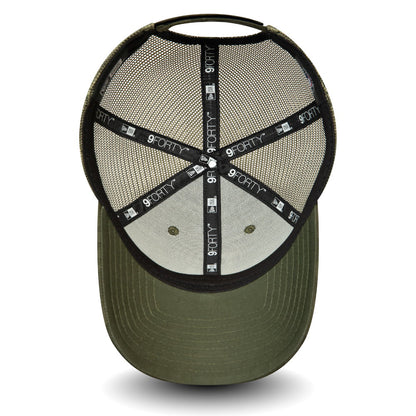 Casquette Trucker 9FORTY MLB Home Field L.A. Dodgers olive NEW ERA