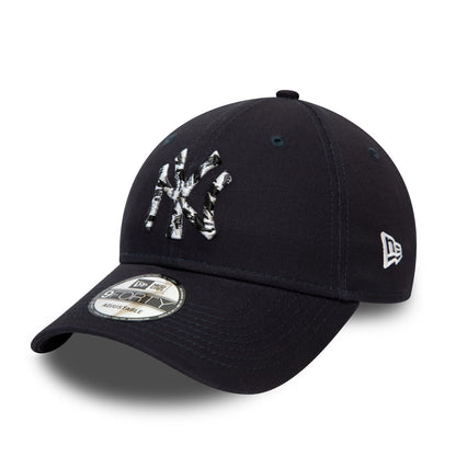 Casquette 9FORTY MLB Camo Infill II New York Yankees bleu marine NEW ERA