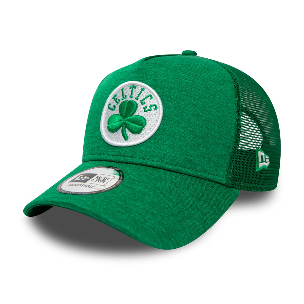 Casquette Trucker A-Frame 9FORTY NBA Shadow Tech Boston Celtics vert NEW ERA