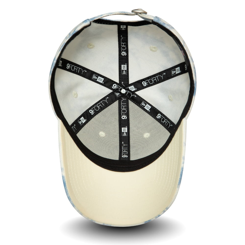 Casquette Femme 9FORTY MLB Denim Colour New York Yankees bleu ciel NEW ERA
