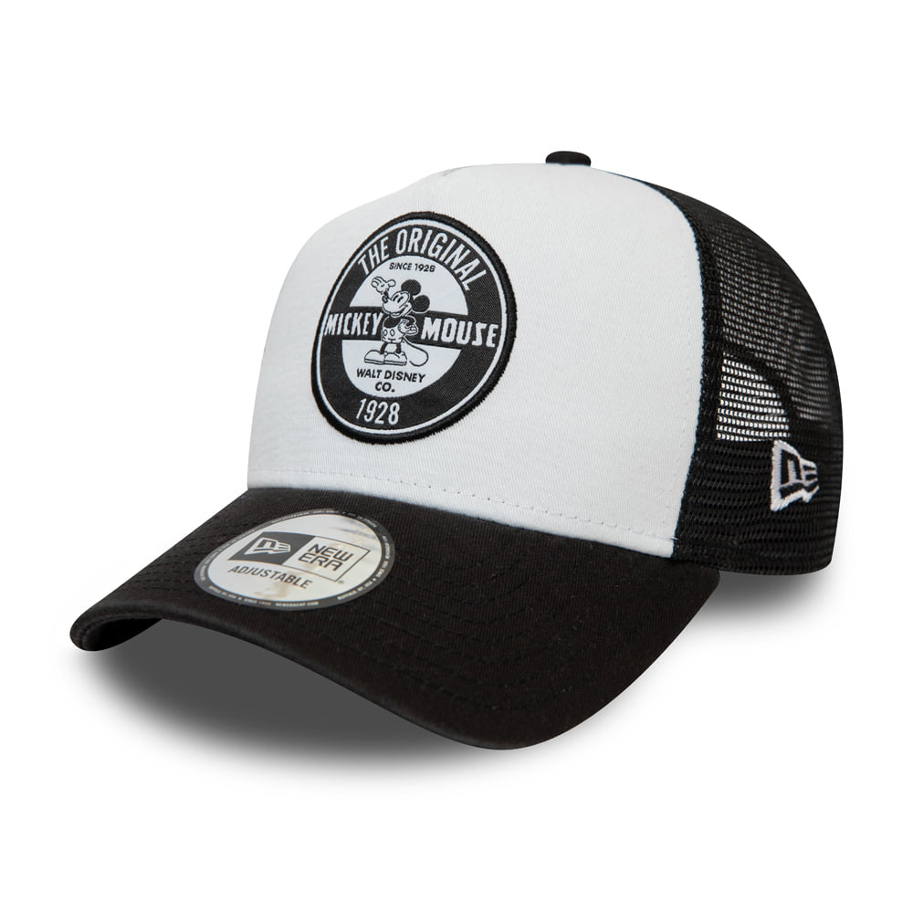 Casquette Trucker A-Frame 9FORTY Disney Character Mickey noir-blanc NEW ERA