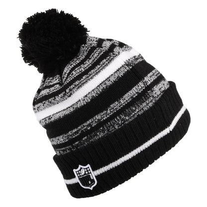 Bonnet à Pompon NFL Sport Knit Los Angeles Rams noir-blanc NEW ERA