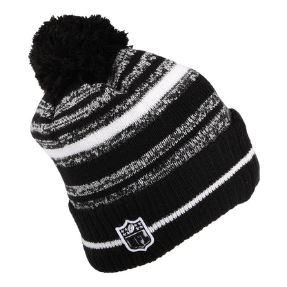 Bonnet à Pompon NFL Sport Knit New York Giants noir-blanc NEW ERA