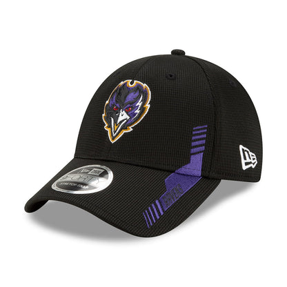 Casquette Stretch Snap 9FORTY NFL Sideline Home Baltimore Ravens noir NEW ERA