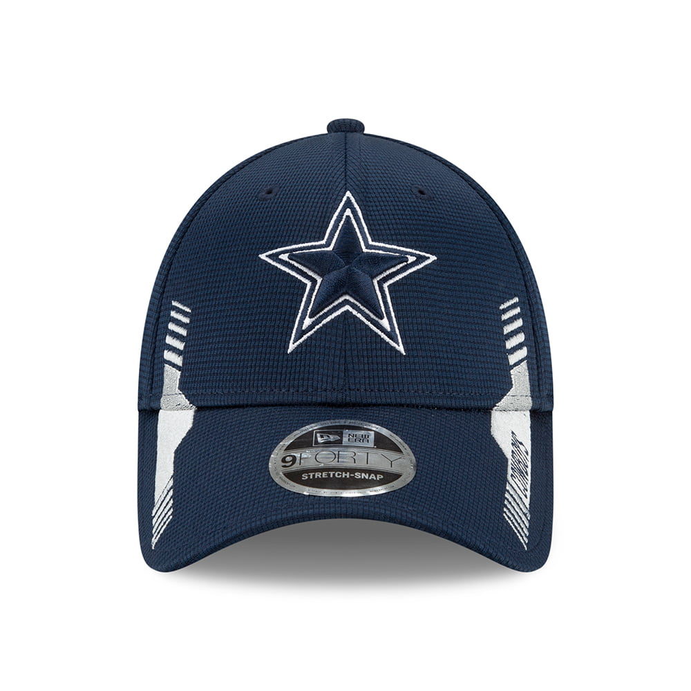 Casquette Stretch Snap 9FORTY NFL Sideline Home Dallas Cowboys bleu NEW ERA