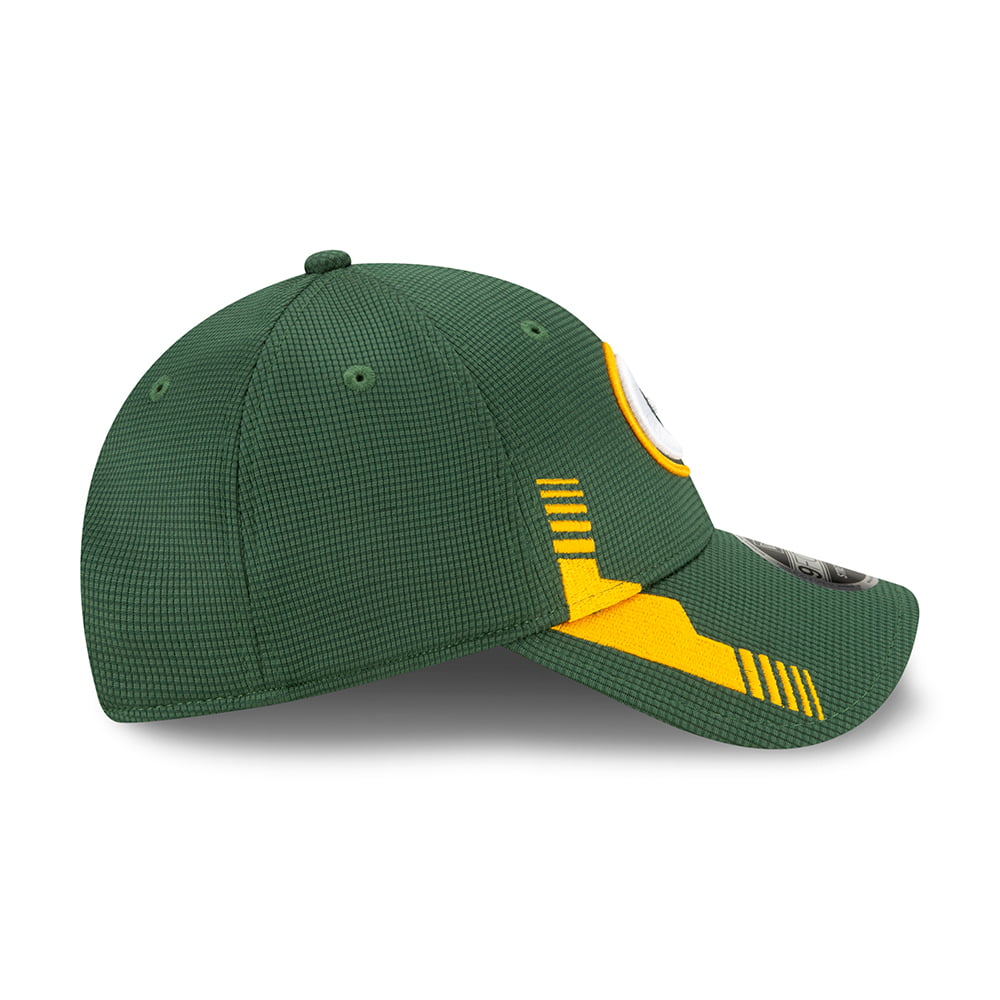 Casquette Stretch Snap 9FORTY NFL Sideline Home Green Bay Packers vert-jaune NEW ERA