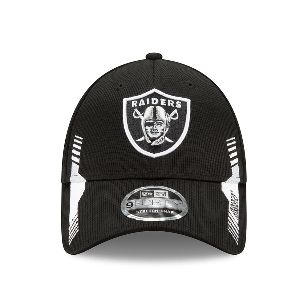 Casquette Stretch Snap 9FORTY NFL Sideline Home Las Vegas Raiders noir-blanc NEW ERA