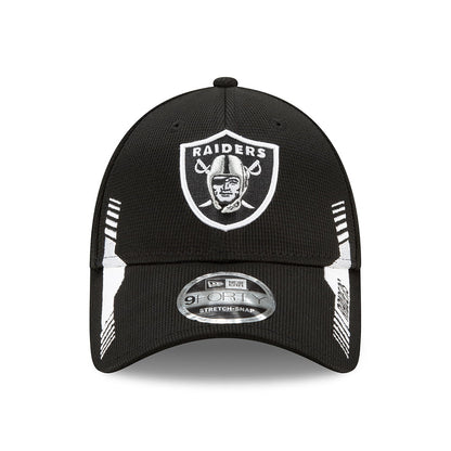 Casquette Stretch Snap 9FORTY NFL Sideline Home Las Vegas Raiders noir-blanc NEW ERA