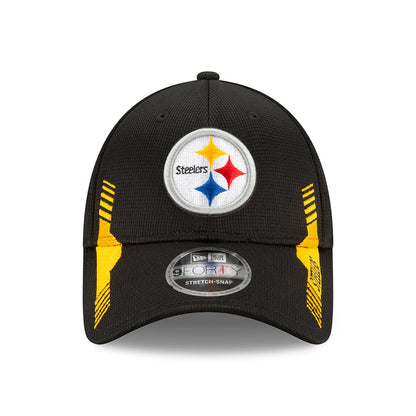 Casquette Stretch Snap 9FORTY NFL Sideline Home Pittsburgh Steelers noir-doré NEW ERA