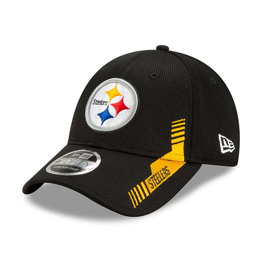 Casquette Stretch Snap 9FORTY NFL Sideline Home Pittsburgh Steelers noir-doré NEW ERA