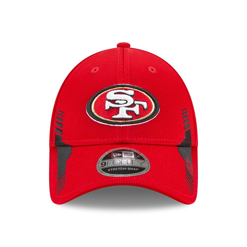 Casquette 9FORTY NFL Sideline Home San Francisco 49ers rouge-noir NEW ERA