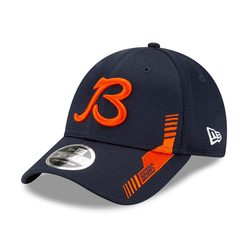 Casquette Stretch 9FORTY NFL Sideline Home Chicago Bears bleu marine-orange NEW ERA