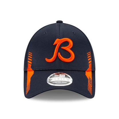 Casquette Stretch 9FORTY NFL Sideline Home Chicago Bears bleu marine-orange NEW ERA