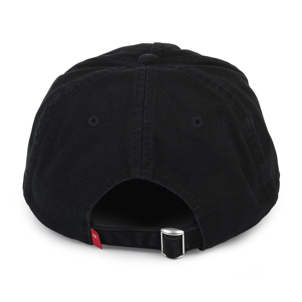 Casquette Délavée avec Étiquette Vierge Debossed Big Batwing noir LEVI'S