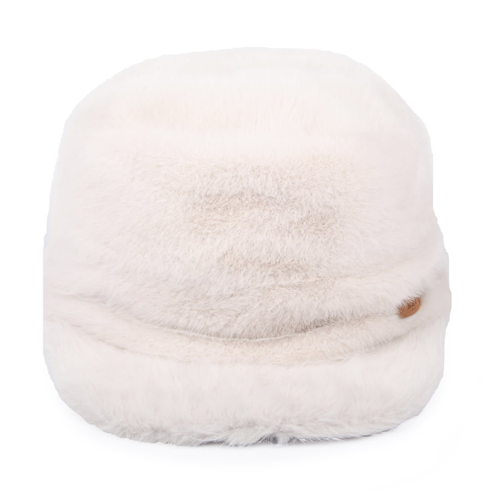 Casquette Militaire en Fausse Fourrure Dulxe crème BARTS