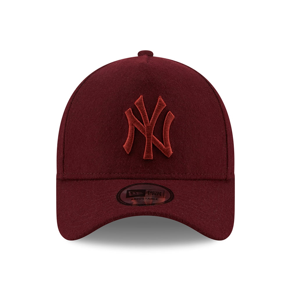 Casquette 9FORTY MLB Melton E-Frame New York Yankees bordeaux NEW ERA