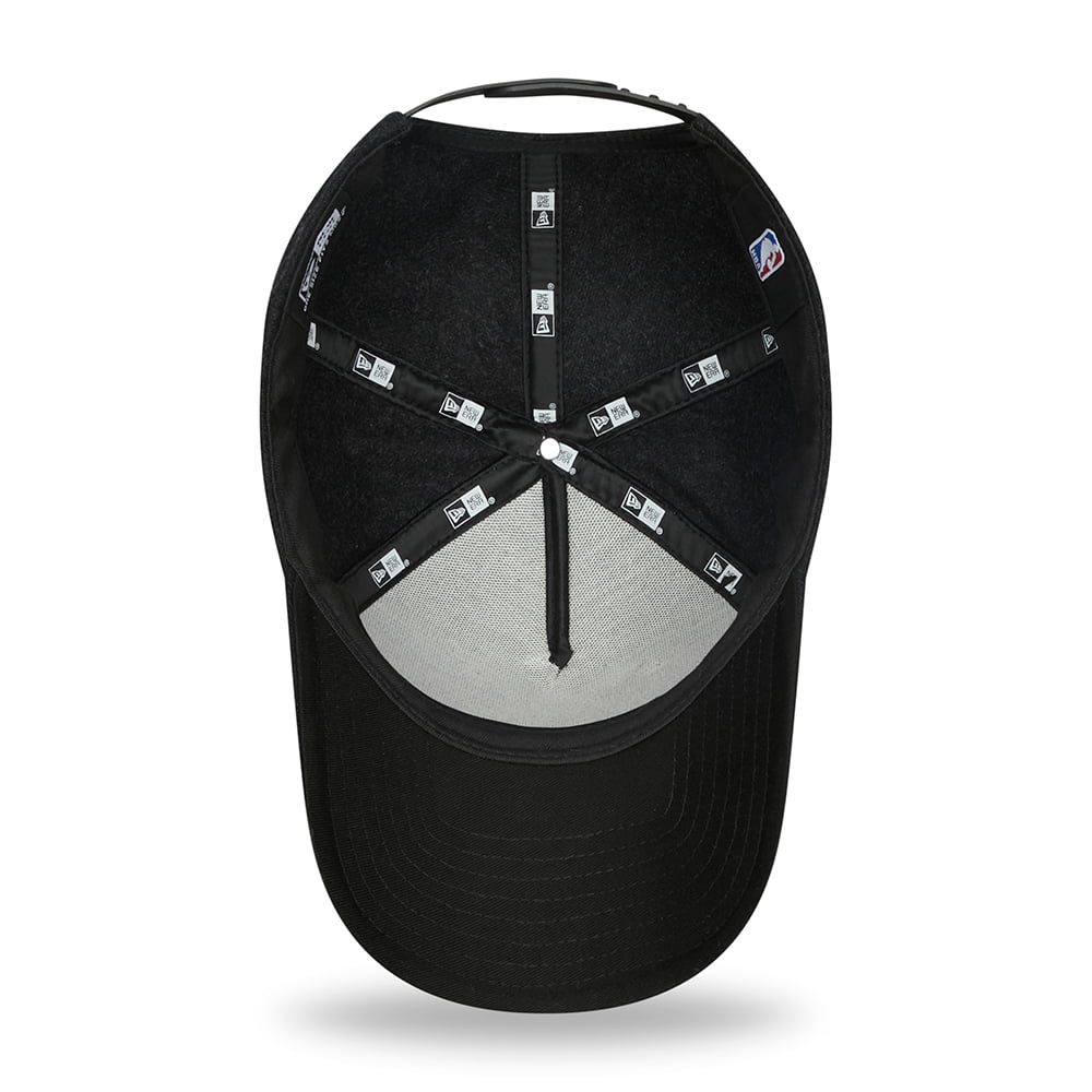 Casquette 9FORTY NBA Melton E-Frame Chicago Bulls noir NEW ERA