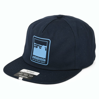 Casquette en Coton Bio Alpine Icon Funfarer bleu marine PATAGONIA