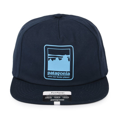 Casquette en Coton Bio Alpine Icon Funfarer bleu marine PATAGONIA