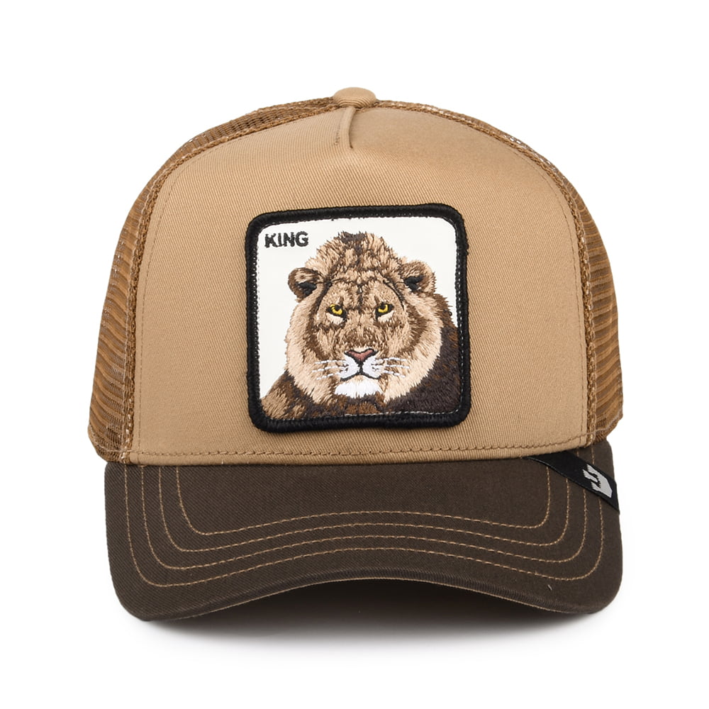 Casquette Trucker King Lion marron GOORIN