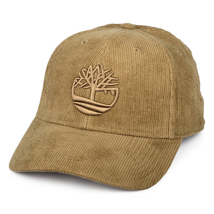 Casquette en Velours Côtelé Logo beige sable TIMBERLAND