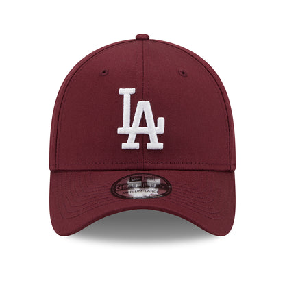 Casquette 39THIRTY MLB Colour Essential L.A. Dodgers bordeaux-blanc NEW ERA