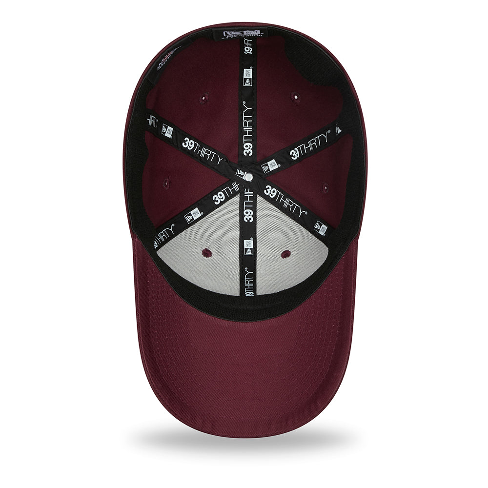 Casquette 39THIRTY MLB Colour Essential L.A. Dodgers bordeaux-blanc NEW ERA