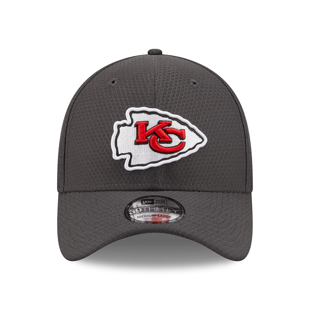 Casquette 39THIRTY NFL Hex Tech Kansas City Chiefs graphite NEW ERA