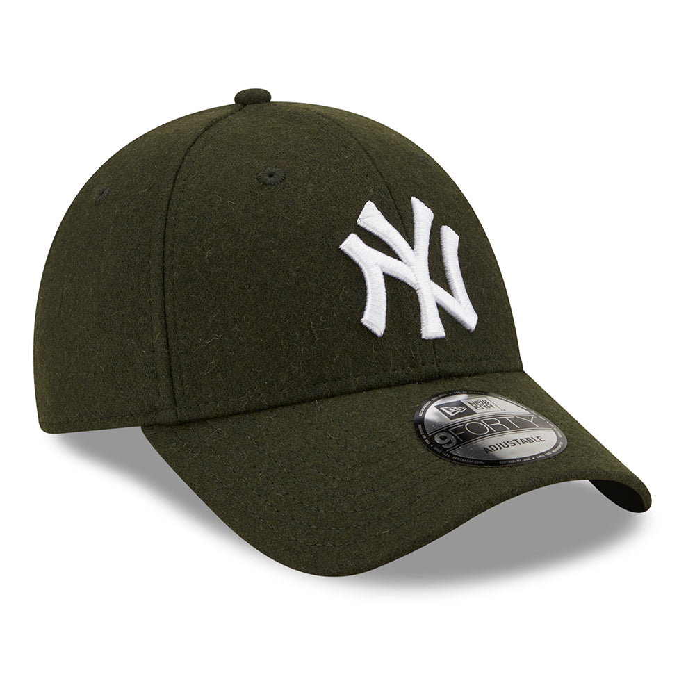 Casquette 9FORTY MLB Winterized The League New York Yankees olive NEW ERA